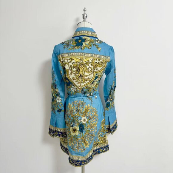 Alemais Cassie Mini Dress in Linen - Picture 5 of 14